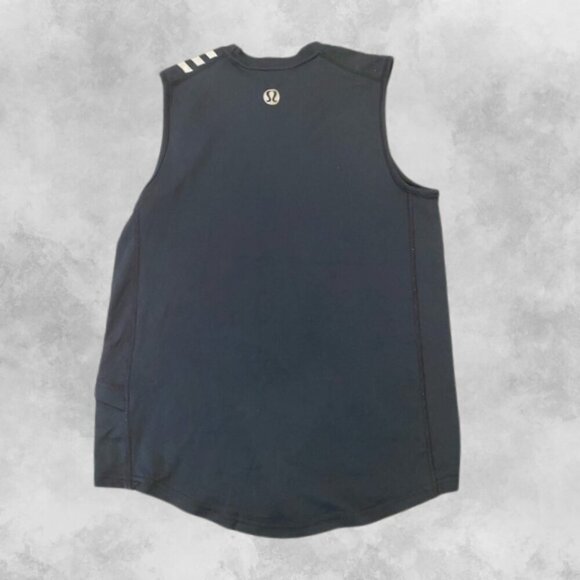 Lululemon Sleeveless Tank Top Black Crew Neck Lightweight Breathable Black W L - Picture 2 of 6